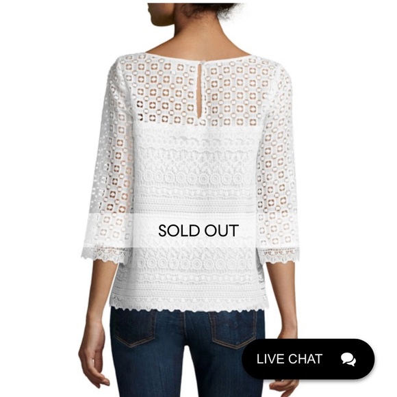 Joie kyndra embroidered lace top - Picture 2 of 7